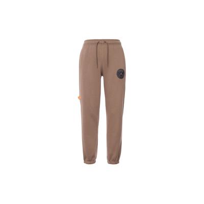Paris Saint-Germain Solid Color Drawstring Fleece-Lined Knit Joggers Women Bottoms Light-Brown FD6998-274