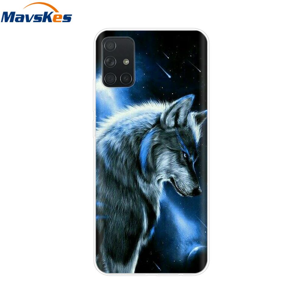 For Samsung Galaxy A51 Case Silicon Transparent Back Cover Phone Case for Samsung Galaxy A71 SM-A715F A515F A 51 71 Cover Fundas