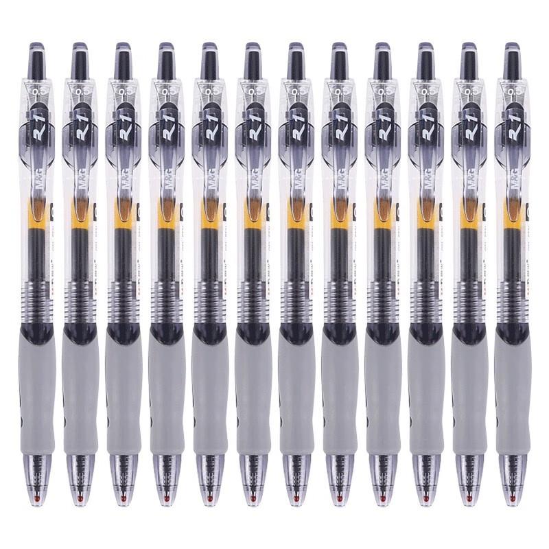 M&G 0.5mm Black Retractable Gel Pen, GP1008, 24-Pack