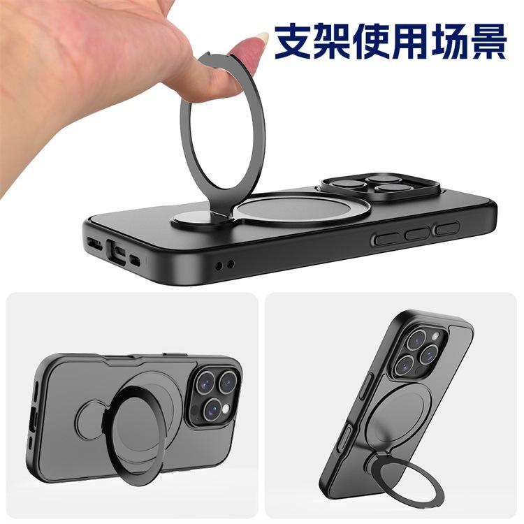 Applicable to Apple 11 rotating bracket magnetic mobile phone case iphone11promax fulcrum protective case 11 case