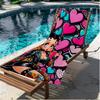 Sexy Doll Print Beach Towel, Versatile Lightweight Absorbent Beach Towel for Pool Surf Yoga Bathroom, Perfect Birthday Holiday Gift
