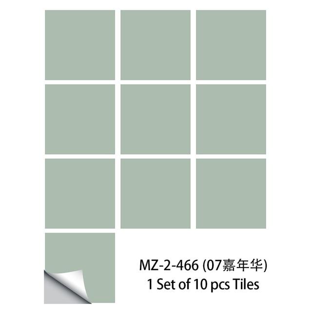 

10 шт., однотонная наклейка на плитку с бриллиантами и черной плиткой, кухонный фартук, маслостойкий шкаф, пилинг и палка, водонепроницаемые художественные наклейки на стены 15cmX15cmX10pcs