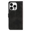 For iPhone 14 Pro Case PU Leather Geometric Lines Wallet Phone Cover Bookstyle Folding Stand
