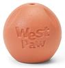 West Paw Zogoflex Echo Randa Hundespielzeug, Hundeball, Orange, Groß
