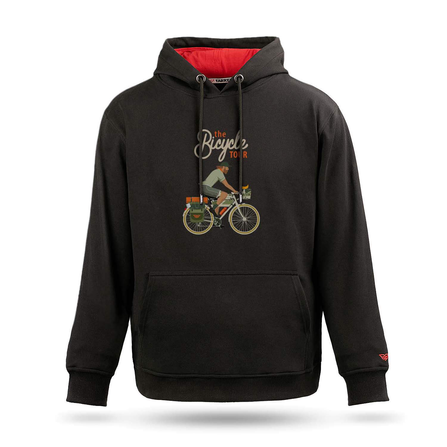 

Унисекс, дизайн для велосипедного тура, толстовка для катания на горном велосипеде, зимняя и осенняя толстовка с капюшоном с принтом S чёрный