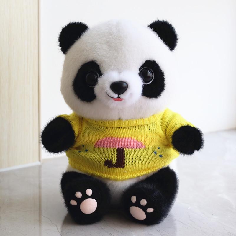Adorable Giant Panda Plush Toy - Realistic Stuffed Animal for Kids