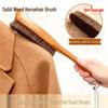 Wool Coat and Sweater Brush - Soft Horsehair and Cashmere Bristles for Gentle Hair Removal