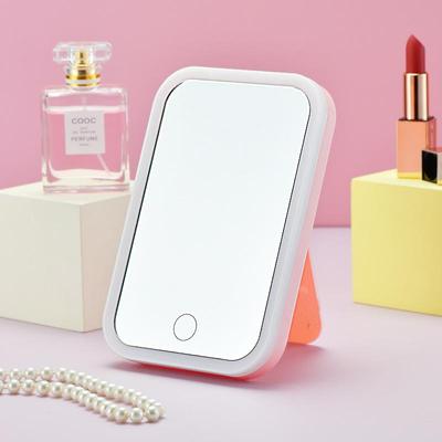 1PC Luz LED para Espejo de Maquillaje Luz Complementaria para Mujer Portátil con Dormitorio Plegable de Escritorio Peine Maquillaje Maquillaje
