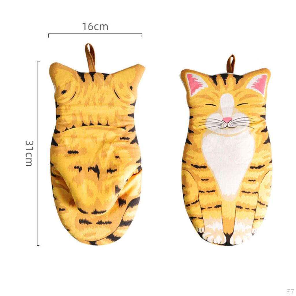 Süße Katzen-Ofenhandschuhe zum Backen und Grillen