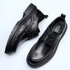 Autumn new men's shoes cowhide business casual comfortable breathable soft sole wear-resistant formal men's leather shoes