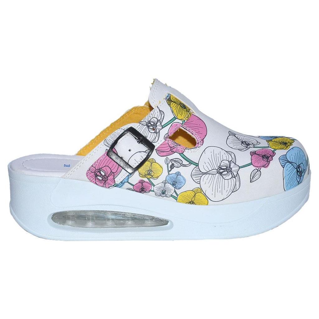 Ortopedické dámské zdravotní dřeváky - protiskluzové, pohodlné