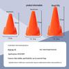 Sports Training Marker Cones with Number Flags, 6-Pack