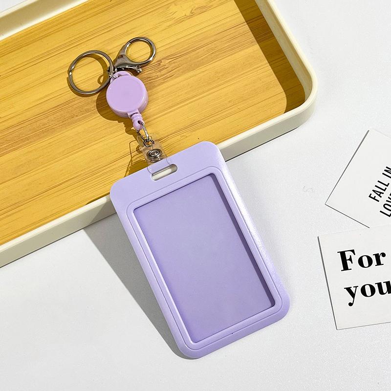 Cute Badge Holder Retractable Badge Clip Colorful Badge Reel With Id Card Holder For Nurse Office Hospital Supplies