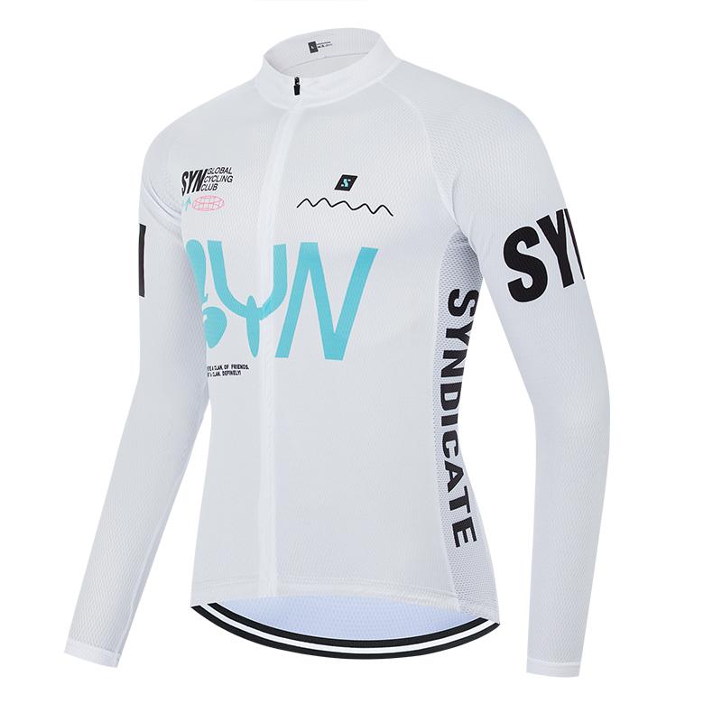 SYN Cycling suit long set autumn and winter men s road bike cycling suit cycling jersey cycling bib cycling shirt cycling jacket S