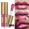 6 Colors Glitter 1pcs Lip Glaze Long Lasting Lip Gloss Waterproof Liquid Lipstick Makeup Lip Oil Lip Tint Moisturizing Lip Balm