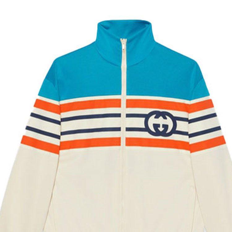 Previous Season Interlocking G stripe jacket 673299-XJDU1-4628
