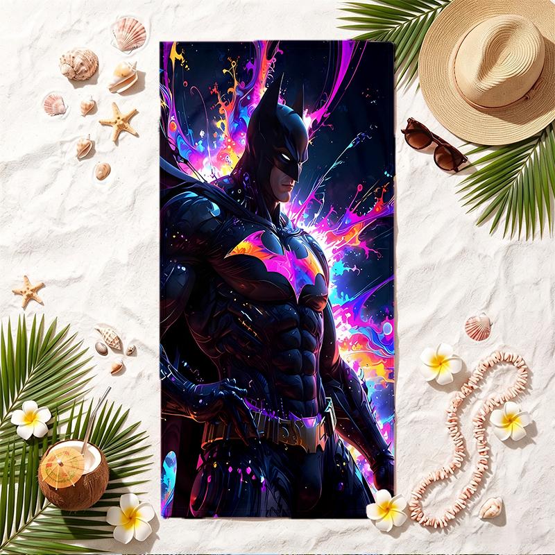 Batman Soft Beach Towel Stylish Beach Pool Towel for Summer Seaside Vacation Travel