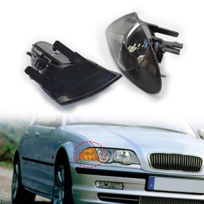 Köşe Lambası Muhafazası Korozyona Karşı Yedek ABS Sol/Sağ Sinyal Lambası Çerçevesi Kabuğu 63136902765 63136902766 BMW 3 Serisi E46 Sedan 98-01 için