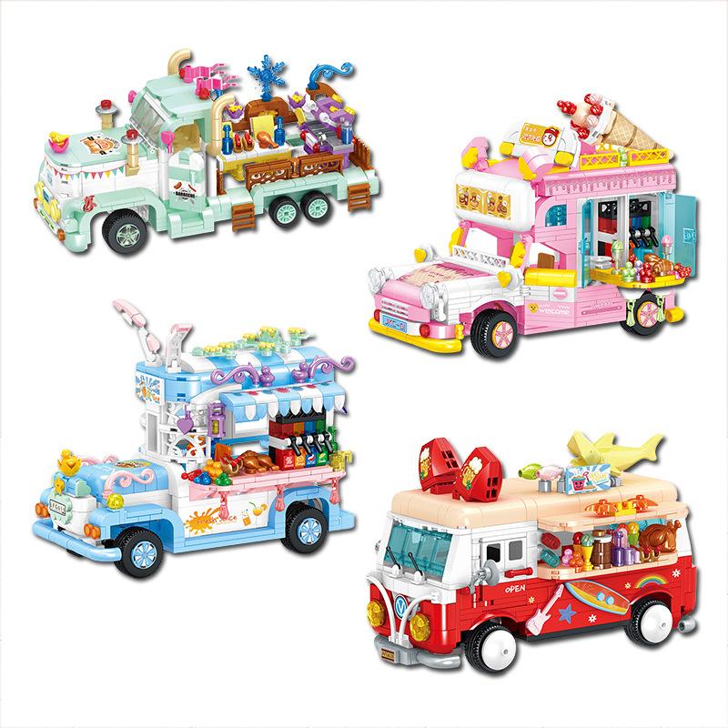 Meisjes Assemblage Spel Bouwsteen Set Prinsessen Winkel Tuin Studeerkamer Speelruimte Schaalmodel Cadeau Speelgoed Tuin Compatibel met