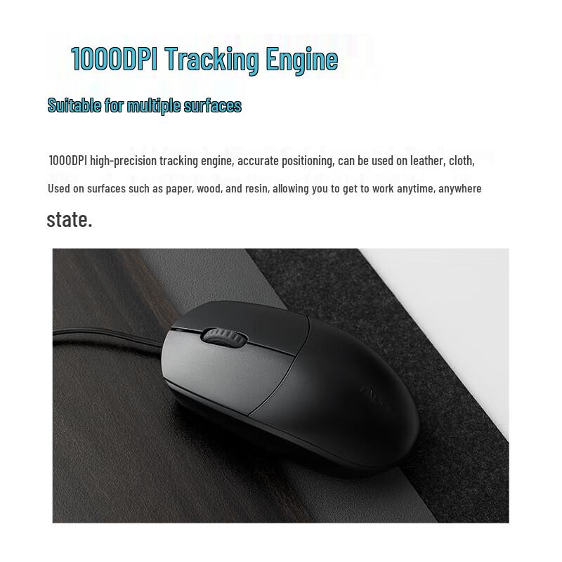 Rapoo N100 Wired Mouse