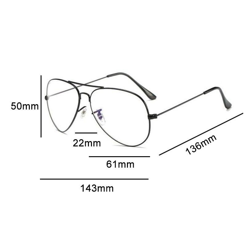 Unisex Vintage Computer Glasses Clear Lens Blue Light Filter Reading Glasses 0 to +6 0 Parents Gift