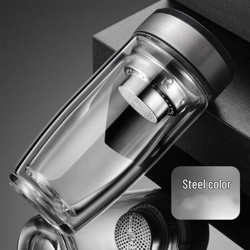 Zhi Shi Tea Infuser Glass Water Bottle