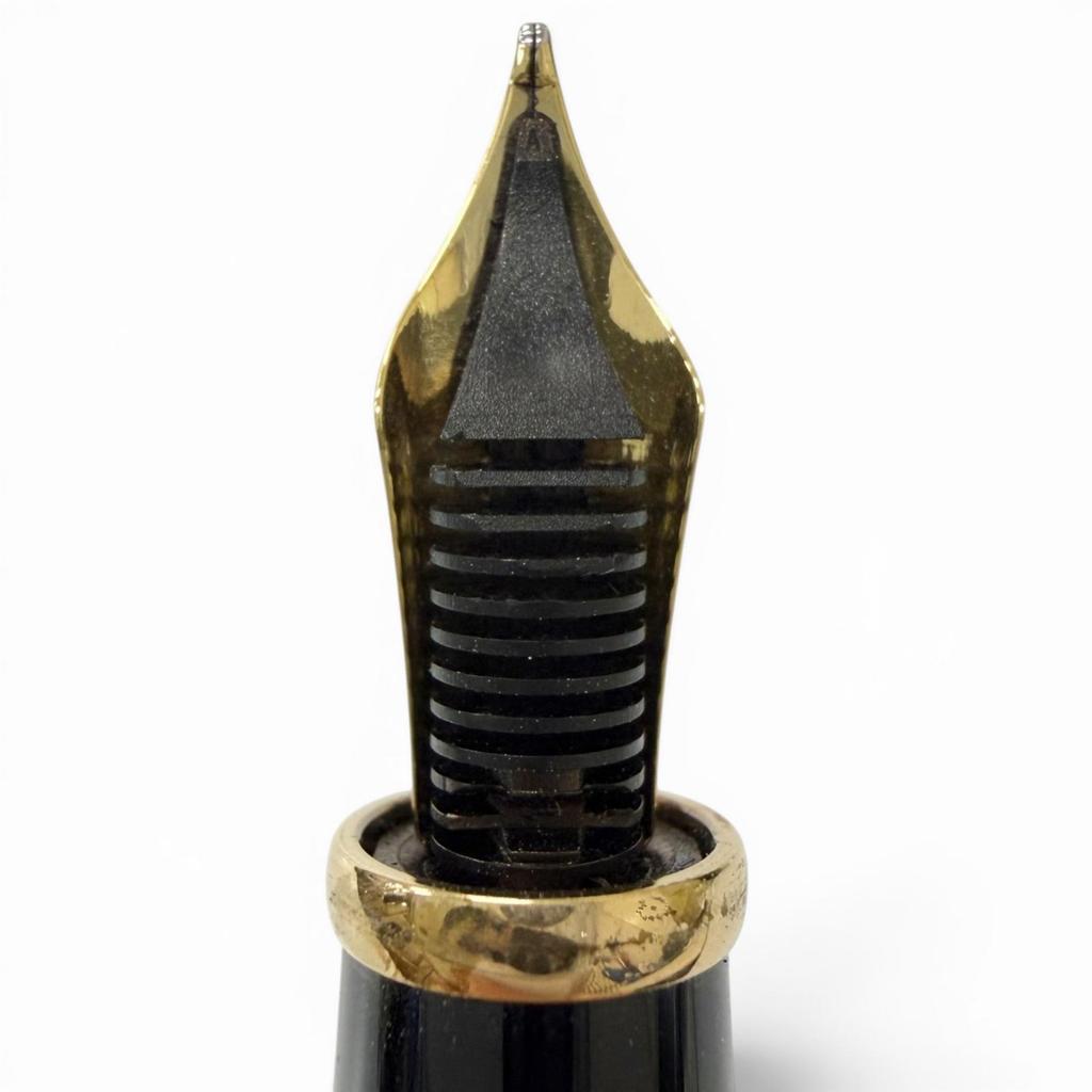 Great Cartier fountain pen Diabolo de Cartier Cap Type black 18K mens Used