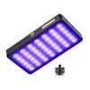 RGB LED Videoleuchte Tragbares LED Kameralicht Panel 0-360 Vollfarbe CRI 95+ 2500-9000K Dimmbar
