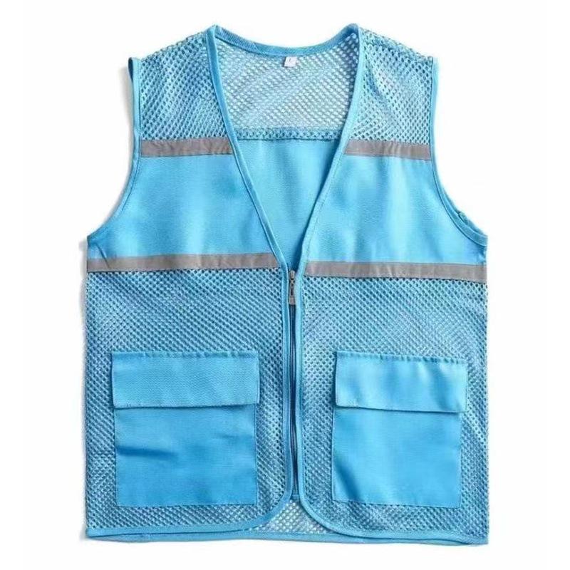 Custom Breathable Mesh Vest with Logo for Volunteer and Promotional Activities