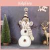 Cute Christmas Doll Snowman Decoration Figure Ornament For Home