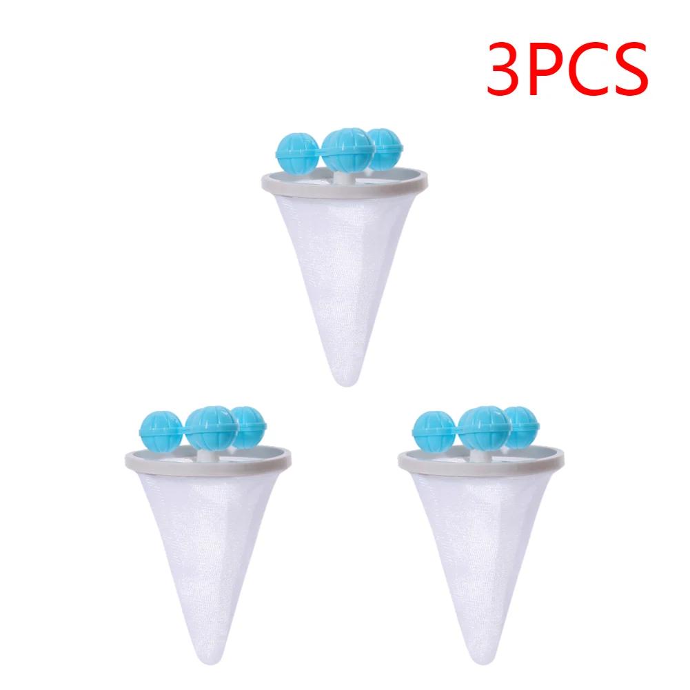 Laundry Ball Mesh Filter Bag Washing Machine Hair Removal Device Floating Pet Fur Catcher Laundry Hair Removal Cleaning Mesh Bag