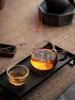 Chinese Style Heat Resistant Glass Fair Cup with Handle Chahai Tea Cup Home Kung Fu Tea Set Transparent Drinkware Accessories