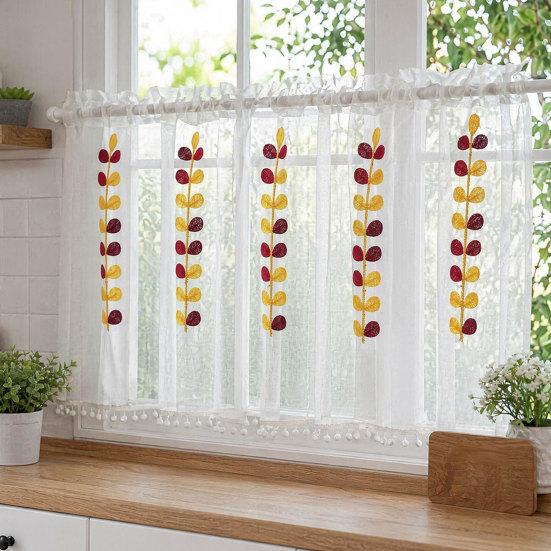 Partition Door Curtain, Soft Light Polyester Curtain, Blocking Views And Oil Fumes Curtain, Protect Privacy Drapes for Kitchen Door