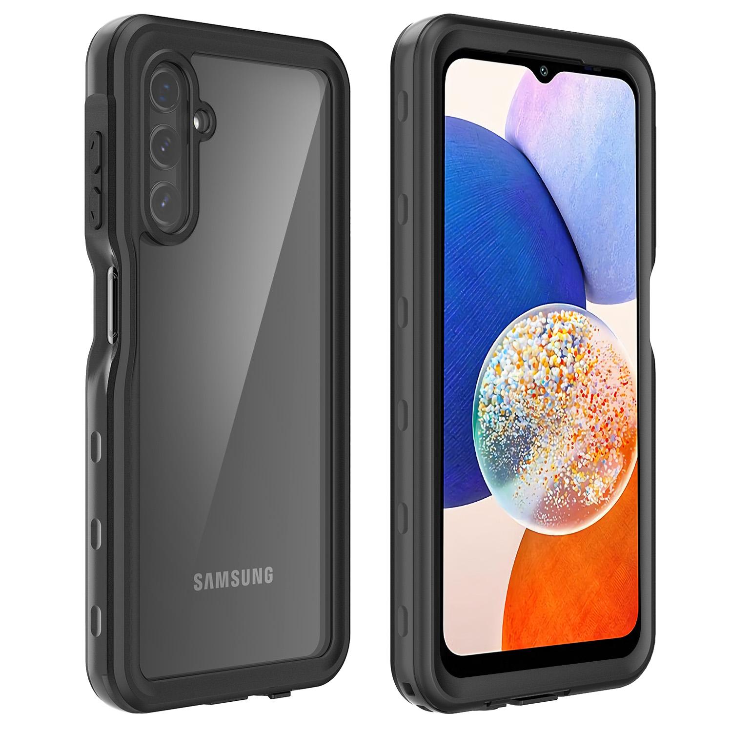 

REDPEPPER Для Samsung Galaxy A14 5G Водонепроницаемый чехол IP68 Чехол для телефона с защитной пленкой для экрана [Поддержка разблокировки по отпечатку пальца] A