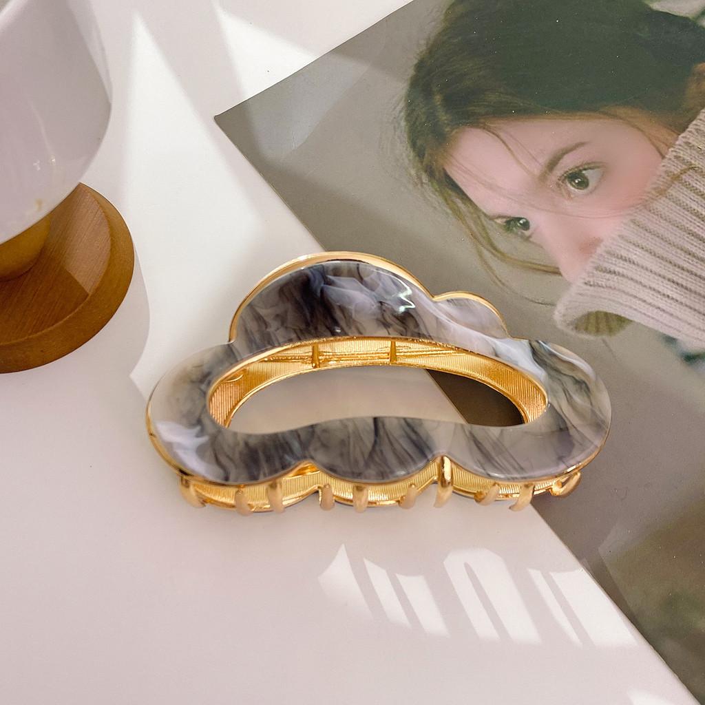 Große Elegante Minimalistische Haarspangen aus Hochwertigem Acryl für Frauen