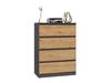 Malwa M4 70 Chest Of Drawers - Anthracite / Artisan