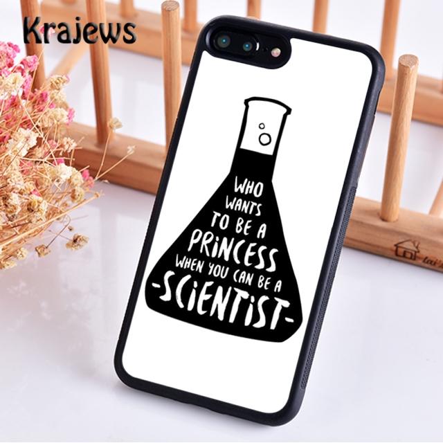 Krajews Atom Chemistry Science Design Phone Case For iPhone 17 Air 16 15 14 Plus 11 12 13 Pro Max Coque Shell Fundas