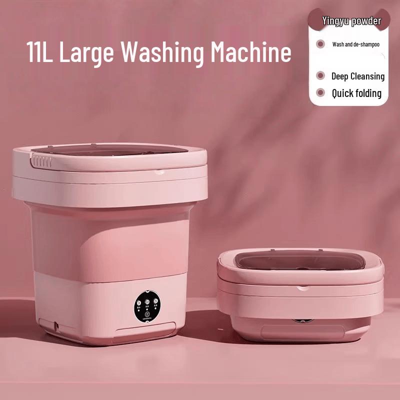 LISM Portable Folding Mini Washing Machine