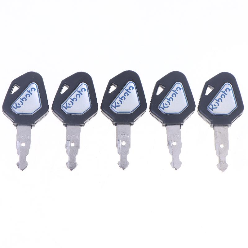 1/3/5Pcs Ignition Keys For Kubota 459A Excavator Digger Tractor Slide Loader Power Start Key Diy Accessories