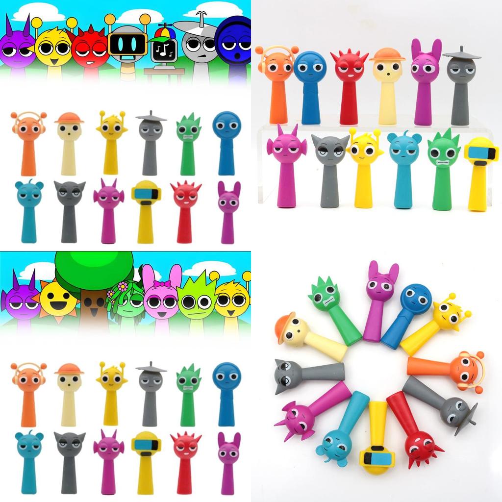 Adorable Rhythm Box Blind Box Toy Set With Pvc Figures And Collectible Cards