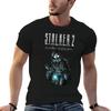 STALKER 2: Herz von Tschernobyl Einsamer Stalker Mit Artefaktbehälter T-Shirt t shirts für mann co