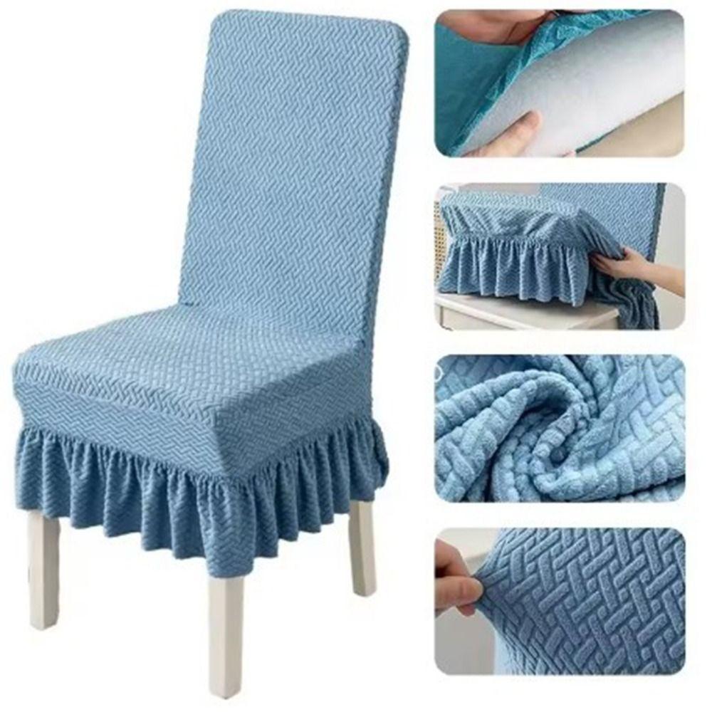 Washable Chair Cover Thickened Stool Slipcover Useful Seat Cover Universal