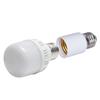 2Pieces E27 Lamp Socket Extenders Adapter 65Mm Length Lamp Holder Extension Plastic Texture for Home Office Studio Use