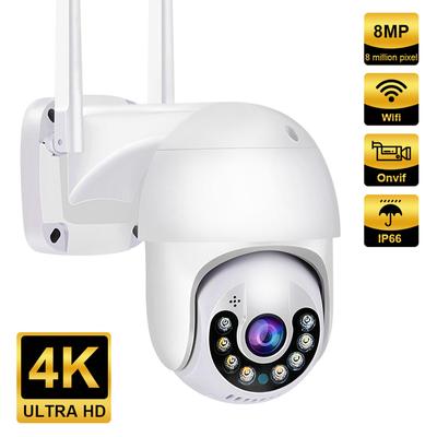 Kamera PTZ 8MP 4K IP Zewnętrzna kamera WiFi HD 5MP H.265 Bezprzewodowy monitoring Bezpieczeństwo CCTV AI Śledzenie P2P Onvif iCsee