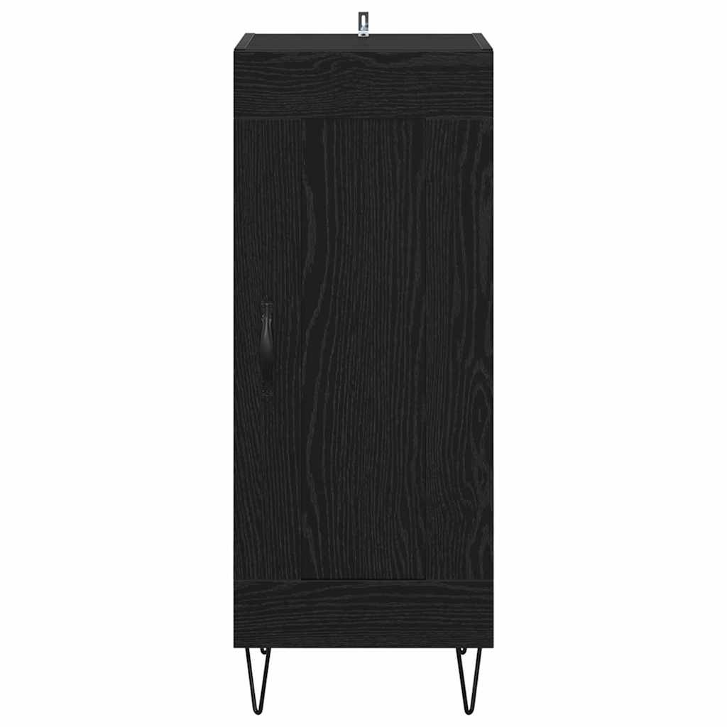 Sideboard in Black Oak Look 34.5 x 34 x 90 cm