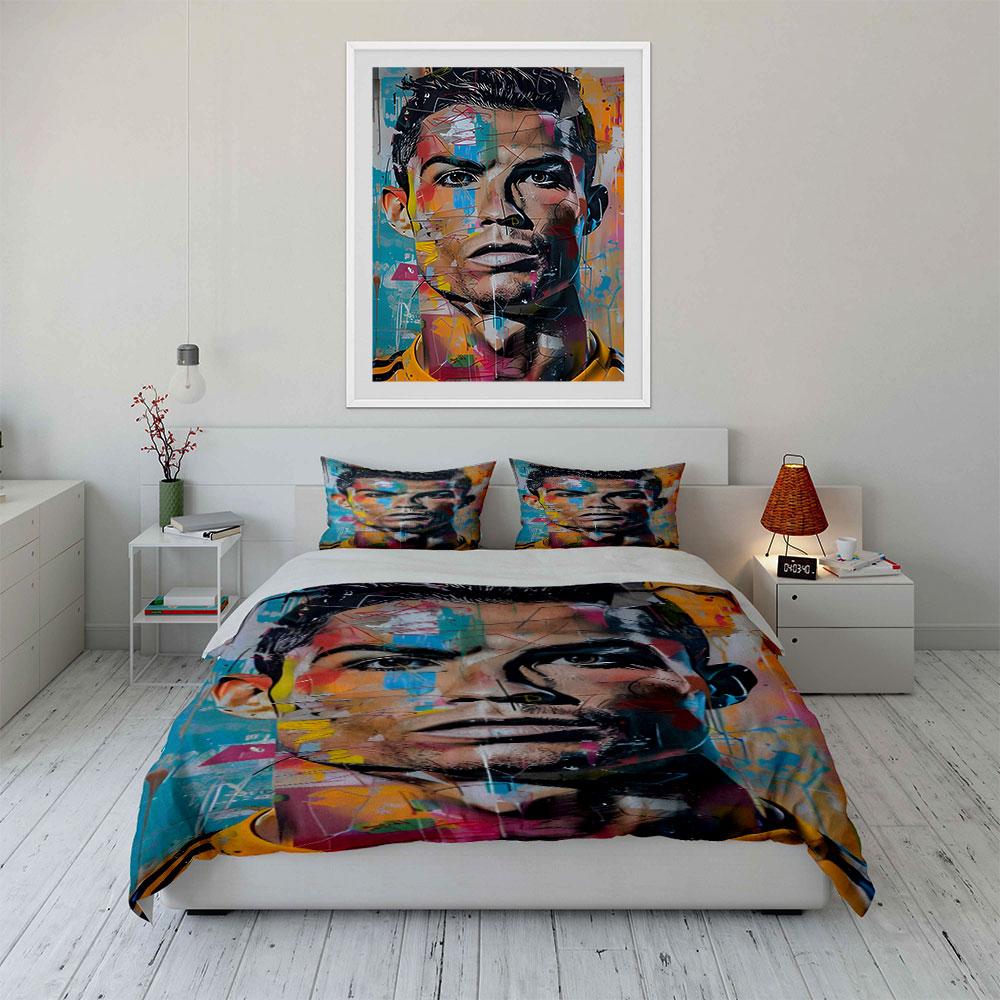 Abstract Portrait with Colors. Bedding Sets Duvet Cover Sets Duvet Covers Pillowcases(1 * Duvet Cover 2 * Pillowcases Without Duvet Insert)