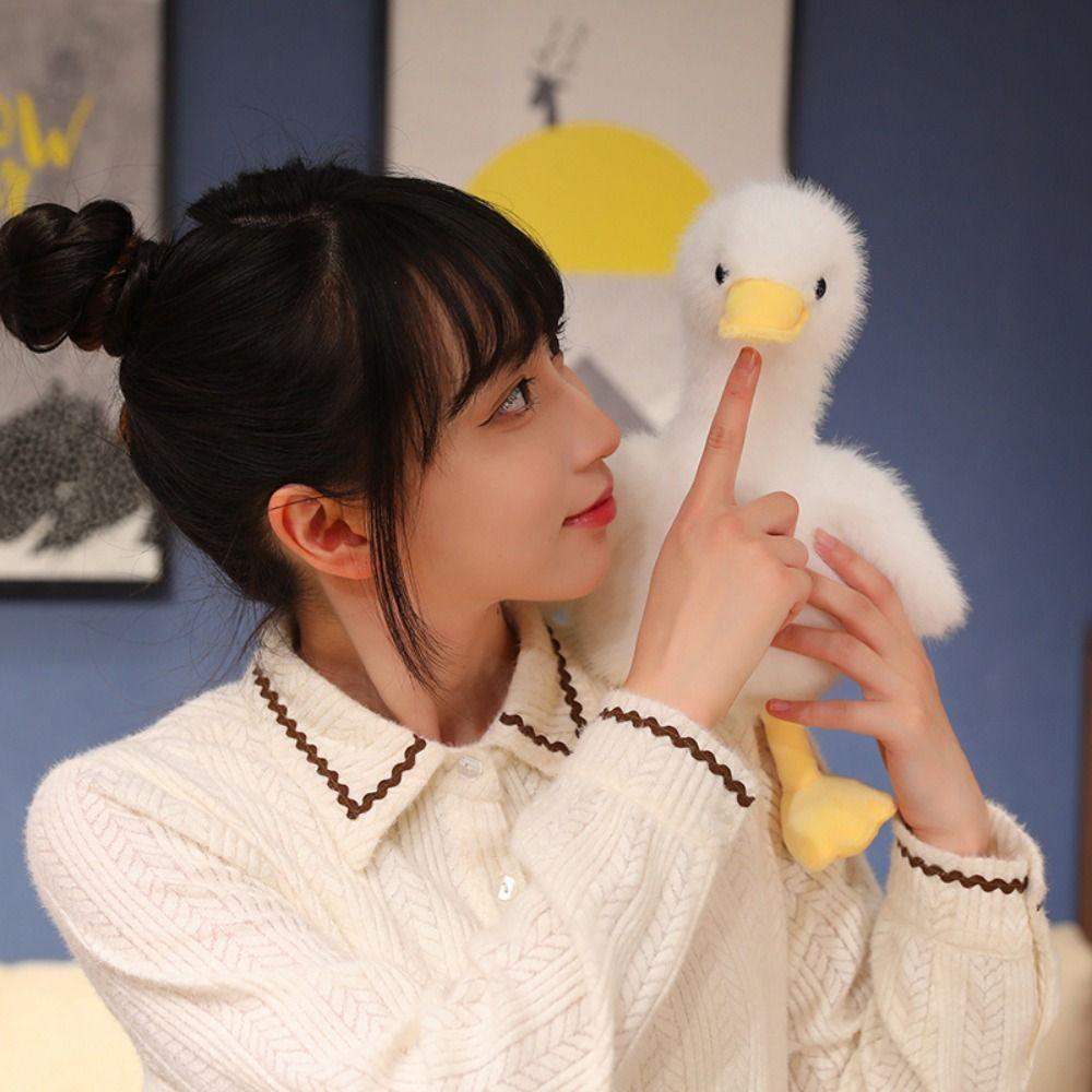 Simulation Yellow Duck Plush Stuffed Animals Duck Stuffed Doll Boys and Girls