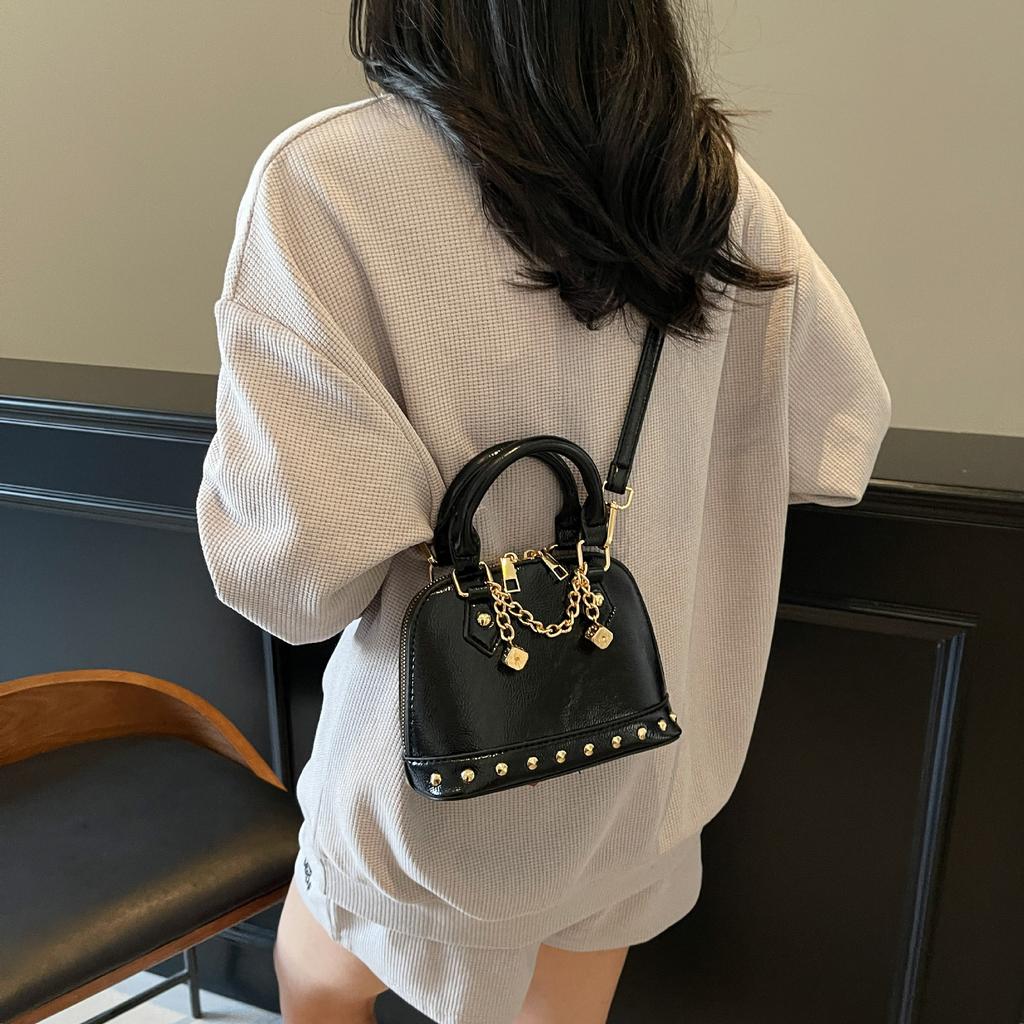 Bag Women's Niche Design Advanced Texture Portable Shell Bag, Commuting To Work Versatile Single Shoulder Messenger Bag