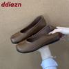 Fashion Fashion Strange Toe Ladies Shallow Shoes With Height Increasing Female Soft Footwear Women Flats Slip On Shoes