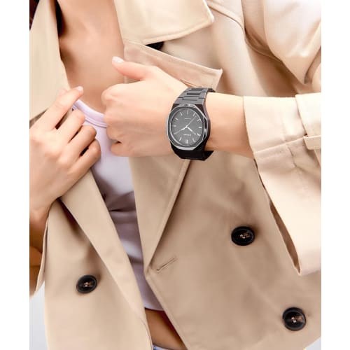 Authorized D1 MILANO Men's and Women's Watch PCBU13 Polycarbonate Gunmesh 37mm